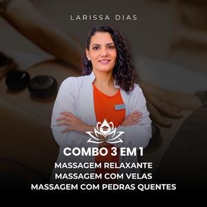 Combo de Massagem Premium (3 em 1)